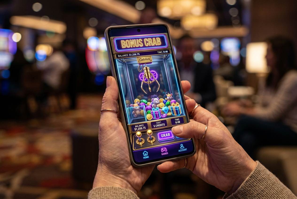 Interaktywna gra Bonus Crab w nowoczesnym kasynie online